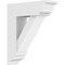 Ekena Millwork Standard Traditional Architectural Grade PVC Bracket with Traditional Ends, 3"W x 12"D x 14"H BKTP03X12X14TRA01 - alternate 1